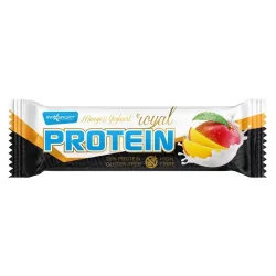 Baton proteic cu mango si glazura de iaurt, 60g Max Sport Baton proteic cu mango si glazura de iaurt, 60g Max Sport