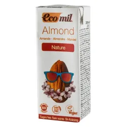 Bautura bio de migdale, natur, 200ml Ecomil Bautura bio de migdale, natur, 200ml Ecomil