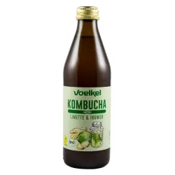 Bautura bio kombucha cu limete si ghimbir, 330ml Voelkel Bautura bio kombucha cu limete si ghimbir, 330ml Voelkel