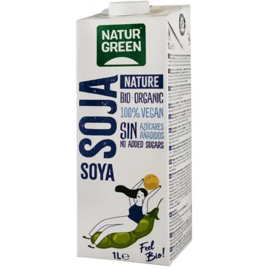 Bautura de soia bio, natur, 1000ml Natur Green