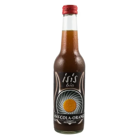 Bautura racoritoare carbogazoasa bio, Cola Orange, 330ml Isis