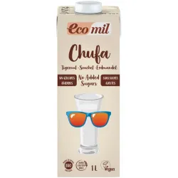 Bautura vegetala bio din migdale de pamant Chufa, fara zahar, 1000ml Ecomil Bautura vegetala bio din migdale de pamant Chufa, fara zahar, 1000ml Ecomil