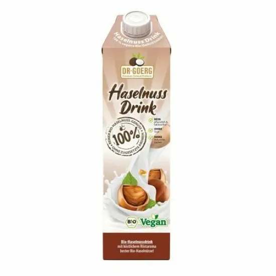 Bautura vegetala de alune de padure bio 1L Dr. Goerg