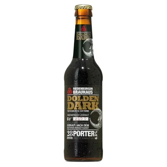 Bere neagra bio Dolden Dark 18 Porter, 330ml Riedenburger