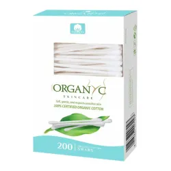Betisoare cu bumbac organic 200 buc Organyc Betisoare cu bumbac organic 200 buc Organyc