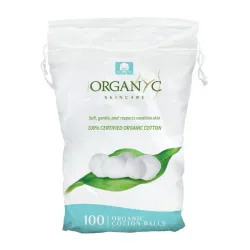 Bile de vata din bumbac organic 100 buc Organyc Bile de vata din bumbac organic 100 buc Organyc