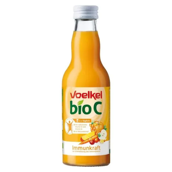 Bio C Suc bio Forta Imunitatii pentru sustinerea sistemului imunitar, 200ml Voelkel