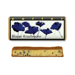 Bio + fair ciocolata cu lapte si mac, 70g Zotter Bio + fair ciocolata cu lapte si mac, 70g Zotter