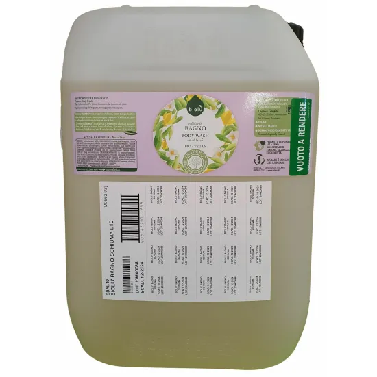 Biolu Gel de dus ecologic cu ylang ylang si vitamina E 10L