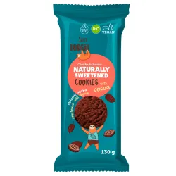 Biscuiti cu agave si cacao bio 130g Super Fudgio Biscuiti cu agave si cacao bio 130g Super Fudgio