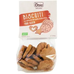 Biscuiti cu aroma de turta dulce fara gluten bio 100g Obio Biscuiti cu aroma de turta dulce fara gluten bio 100g Obio