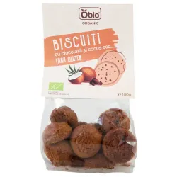 Biscuiti cu ciocolata si cocos fara gluten bio 100g Obio Biscuiti cu ciocolata si cocos fara gluten bio 100g Obio