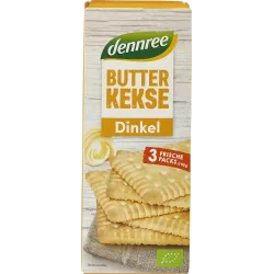 Biscuiti din spelta cu unt bio 3 x 50g 150g Dennree Biscuiti din spelta cu unt bio 3 x 50g 150g Dennree