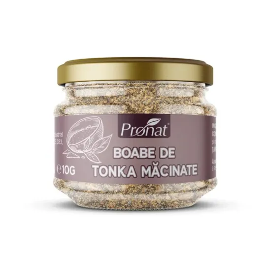 Boabe de tonka macinate 10g Pronat