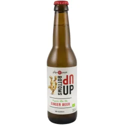 Bottoms Up Bere bio de ghimbir fara alcool, 330ml the Ginger People