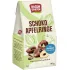 Bucati de mere bio glazurate in ciocolata cu lapte, 90g Rosen Garten