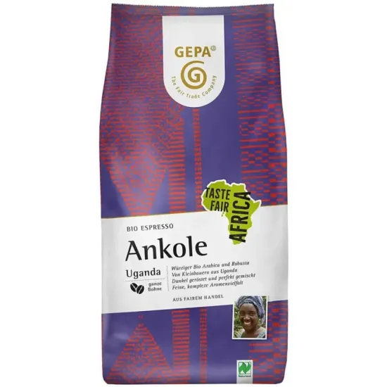 Cafea espresso boabe bio Ankole, 1 Kg Gepa