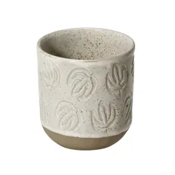 Cana din ceramica 200ml, cu design frunza Cana din ceramica 200ml, cu design frunza