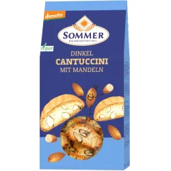 Cantuccini bio crocant din grau spelta cu migdale, demeter 150g Sommer Cantuccini bio crocant din grau spelta cu migdale, demeter 150g Sommer