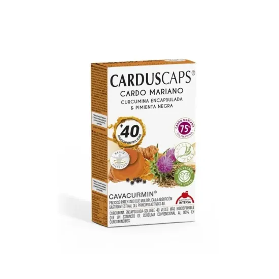 Capsule cu armurariu, curcuma si piper negru, 60 capsule Carduscaps