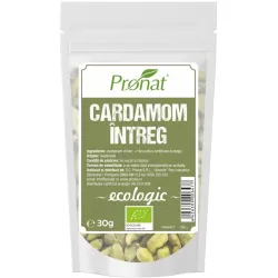 Cardamom intreg bio, 30g Pronat Cardamom intreg bio, 30g Pronat