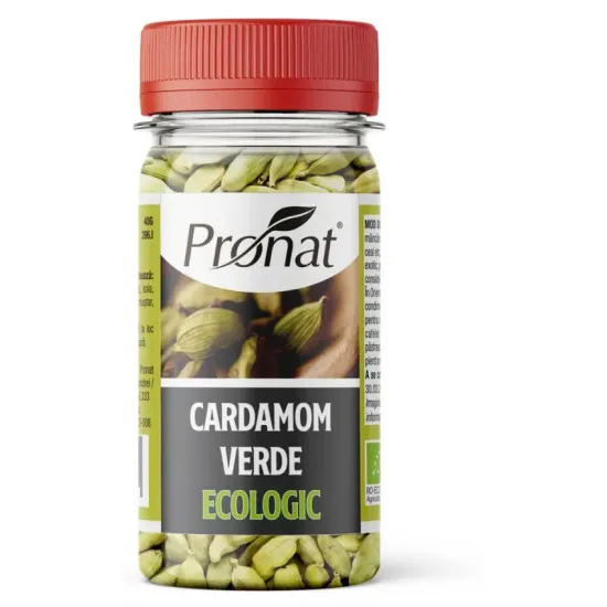 Cardamom intreg bio, 40g Pronat