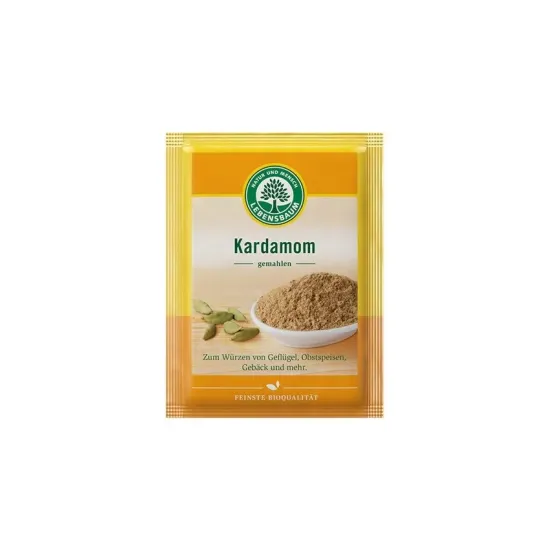 Cardamom pulbere, bio, 10g Lebensbaum