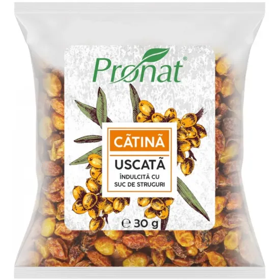 Catina uscata, indulcita cu suc de struguri, 30g Pronat