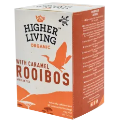 Ceai ROOIBOS si CARAMEL eco, 20 plicuri, Higher Living Ceai ROOIBOS si CARAMEL eco, 20 plicuri, Higher Living