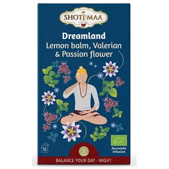 Ceai Shotimaa Balance Your Day - Dreamland - roinita, valeriana si passiflora bio 16dz