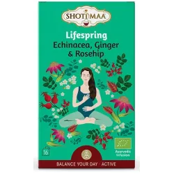 Ceai Shotimaa Balance Your Day - Lifespring - echinacea, ghimbir si macese bio 16dz Ceai Shotimaa Balance Your Day - Lifespring - echinacea, ghimbir si macese bio 16dz