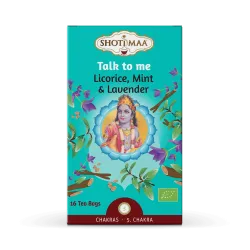 Ceai Shotimaa Chakras - Talk to Me - lemn dulce, menta si lavanda bio 16dz Ceai Shotimaa Chakras - Talk to Me - lemn dulce, menta si lavanda bio 16dz