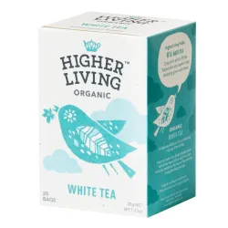 Ceai alb eco, 20 plicuri, Higher Living Ceai alb eco, 20 plicuri, Higher Living
