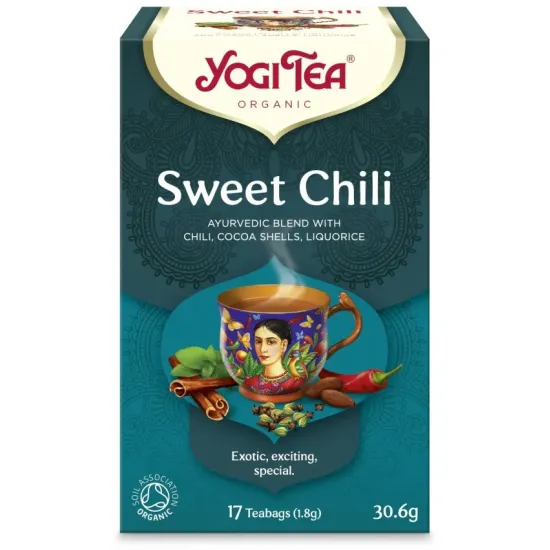 Ceai bio Ardei Dulce, 17 pliculete 30.6g Yogi Tea