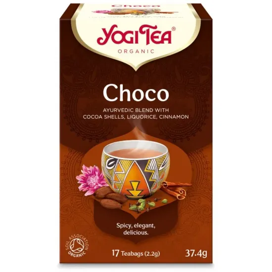 Ceai bio Choco, 17 pliculete x 2.2g (37.4g) Yogi Tea