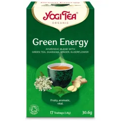 Ceai bio Energie Verde, 17 pliculete 30.6g Yogi Tea