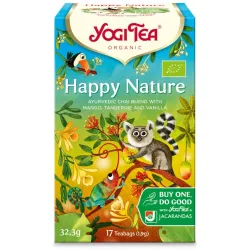 Ceai bio Happy Nature, 17 pliculete a 1,9g, 32,3g Yogi Tea