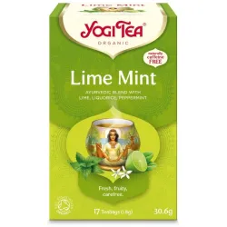 Ceai bio Lamaie si Menta, 17 pliculete x 1.8g (30.6g) Yogi Tea