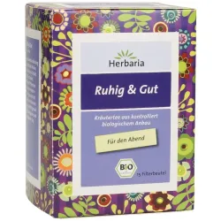 Ceai bio Liniste si pace, 15x1.6g Herbaria Ceai bio Liniste si pace, 15x1.6g Herbaria