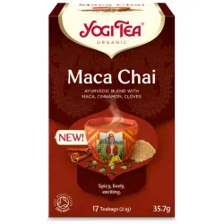 Ceai bio Maca Chai, 17x2.1g (35.7g) Yogi Tea