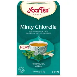 Ceai bio Menta si Chlorella, 17 pliculete x 2.0g (34.0g) Yogi Tea