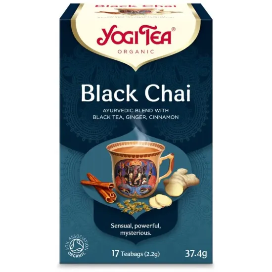 Ceai bio Negru, 17 pliculete x 2.2g (37.4g) Yogi Tea