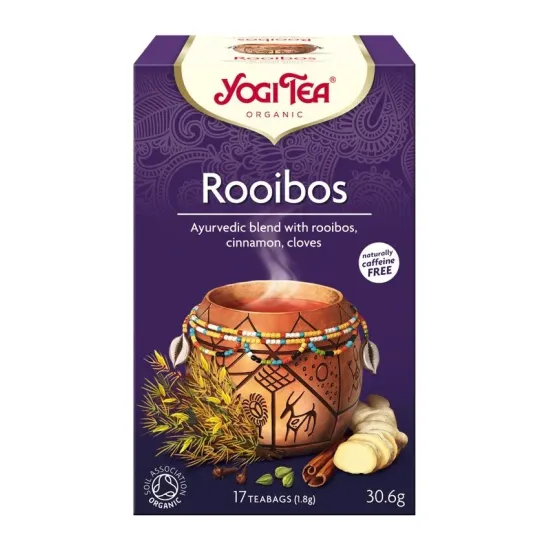 Ceai bio Rooibos, 17 pliculete 30.6g Yogi Tea