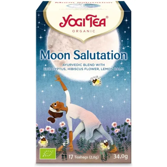 Ceai bio Salutul Lunii, 34.0g 17 pliculete a 2.0g Yogi Tea