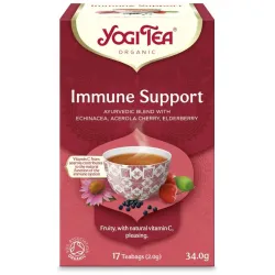 Ceai bio Sprijin Imunitar, 17 pliculete 34.0g Yogi Tea Ceai bio Sprijin Imunitar, 17 pliculete 34.0g Yogi Tea