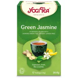 Ceai bio Verde cu iasomie, 17 pliculete 30.6g Yogi Tea
