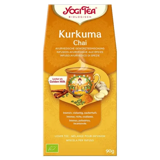 Ceai bio curcuma Chai, 90g Yogi Tea