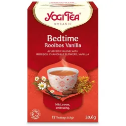 Ceai bio de Seara cu rooibos si vanilie, 17 pliculete 30.6g Yogi Tea Ceai bio de Seara cu rooibos si vanilie, 17 pliculete 30.6g Yogi Tea