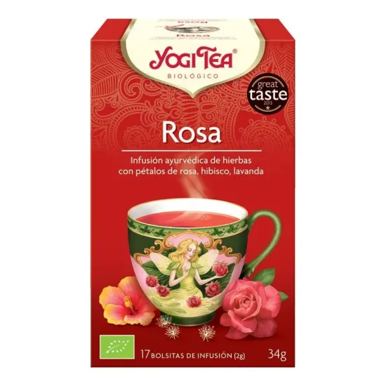 Ceai bio de Trandafiri 17 pliculete 34g Yogi Tea