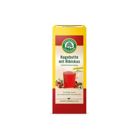 Ceai bio de macese si hibiscus, 20*2.5g Lebensbaum